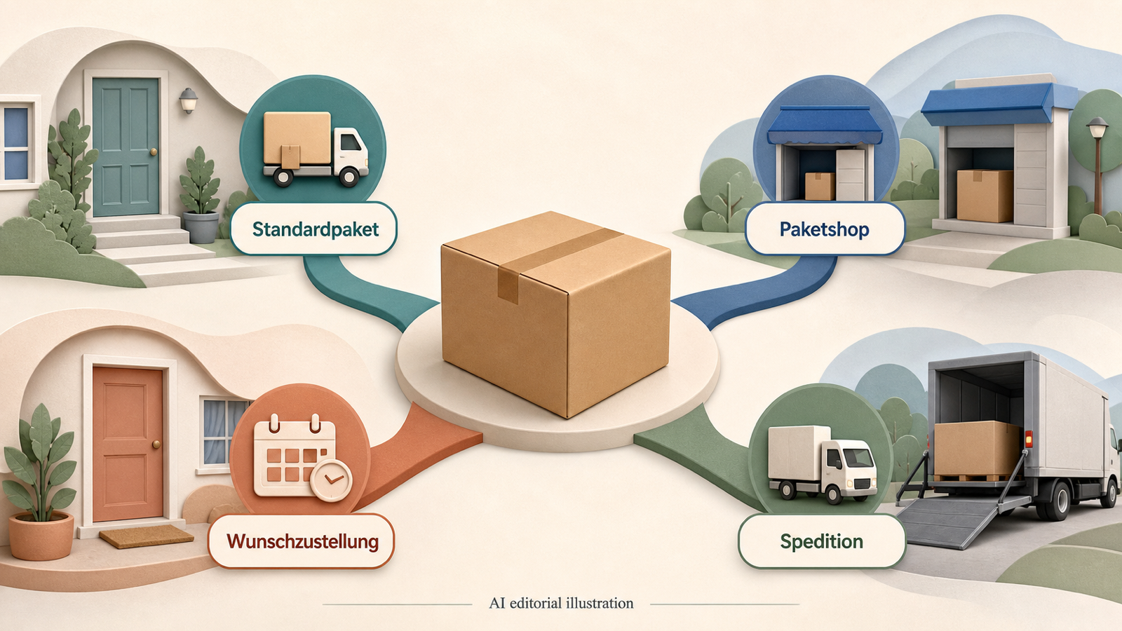 Redaktionelle Illustration zu OTTO Test: Marktplatz, Lieferung, Rücksendung und Käuferservice bewertet